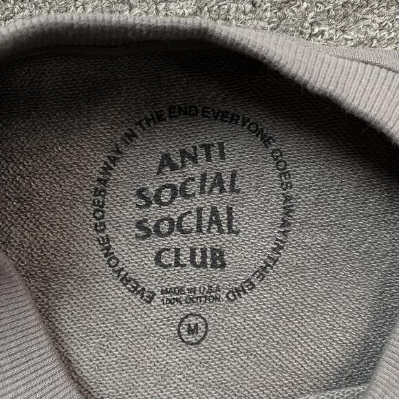 ANTI SOCIAL SOCIAL CLUB ASSC Crewneck in gray - Picture 6 of 6